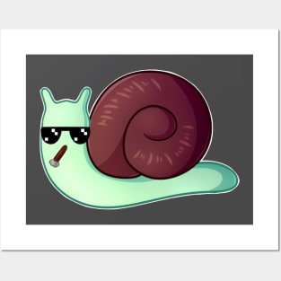 Snail Design Posters and Art